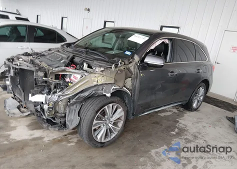 2017 Acura Mdx Technology Entertainment Pkgs из США, поврежденный, VIN 5FRYD3H78HB014055